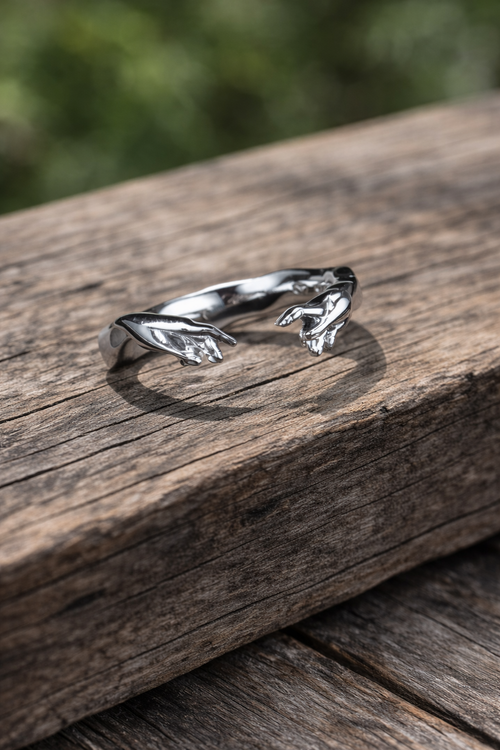 Creation Of Adam Ring | Silver