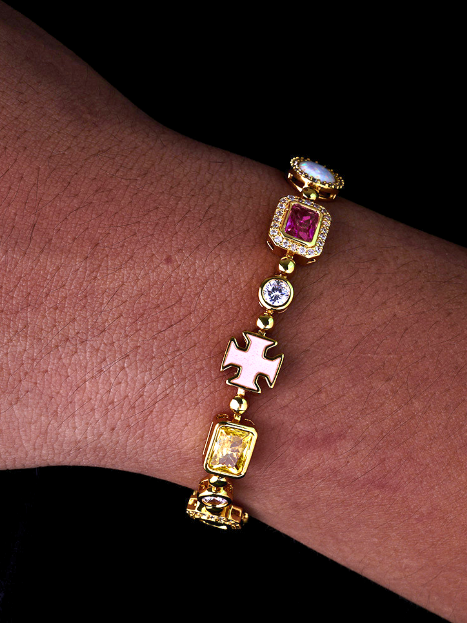 Gemstone Bracelet | Gold