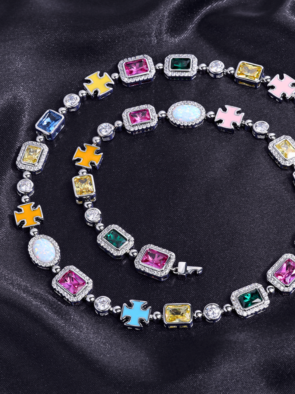 Gemstone Bracelet I Silver
