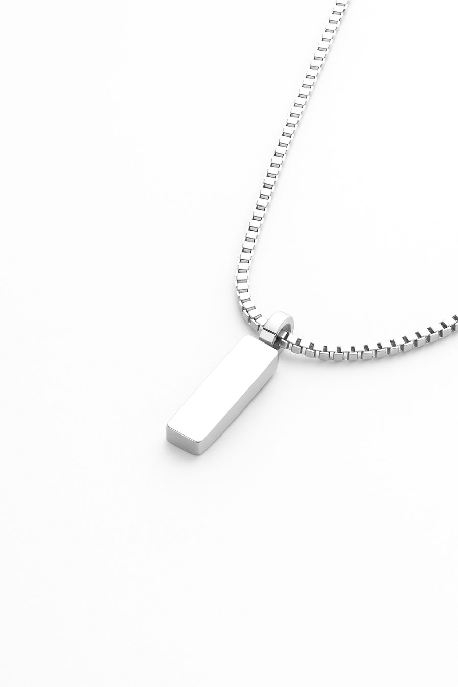 Héritage Bar Necklace | Platinum