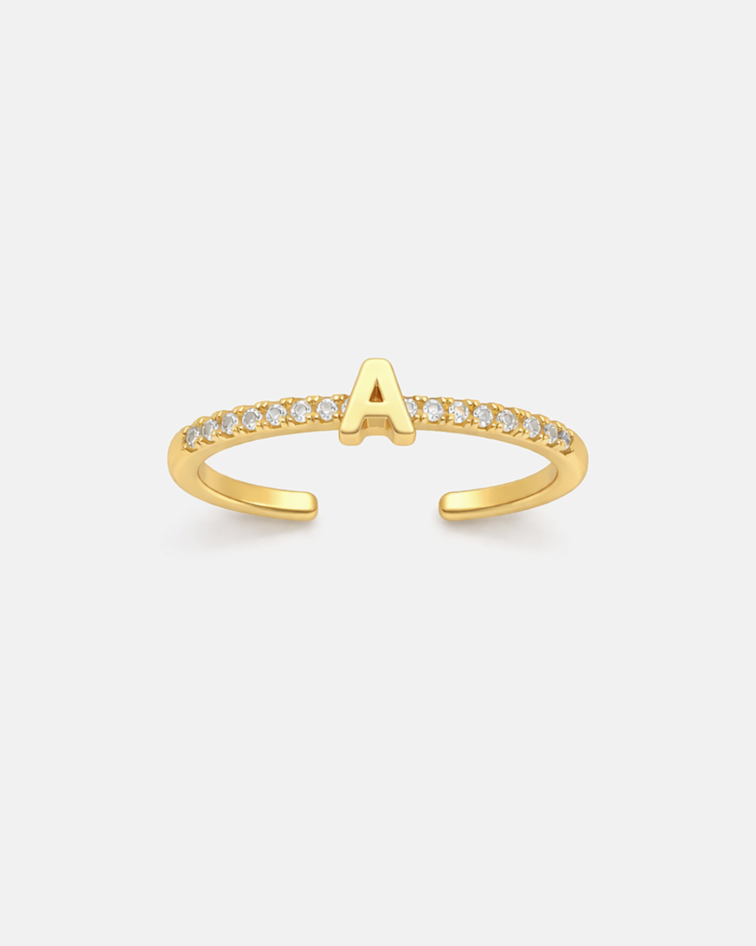 Initial Ring | Gold