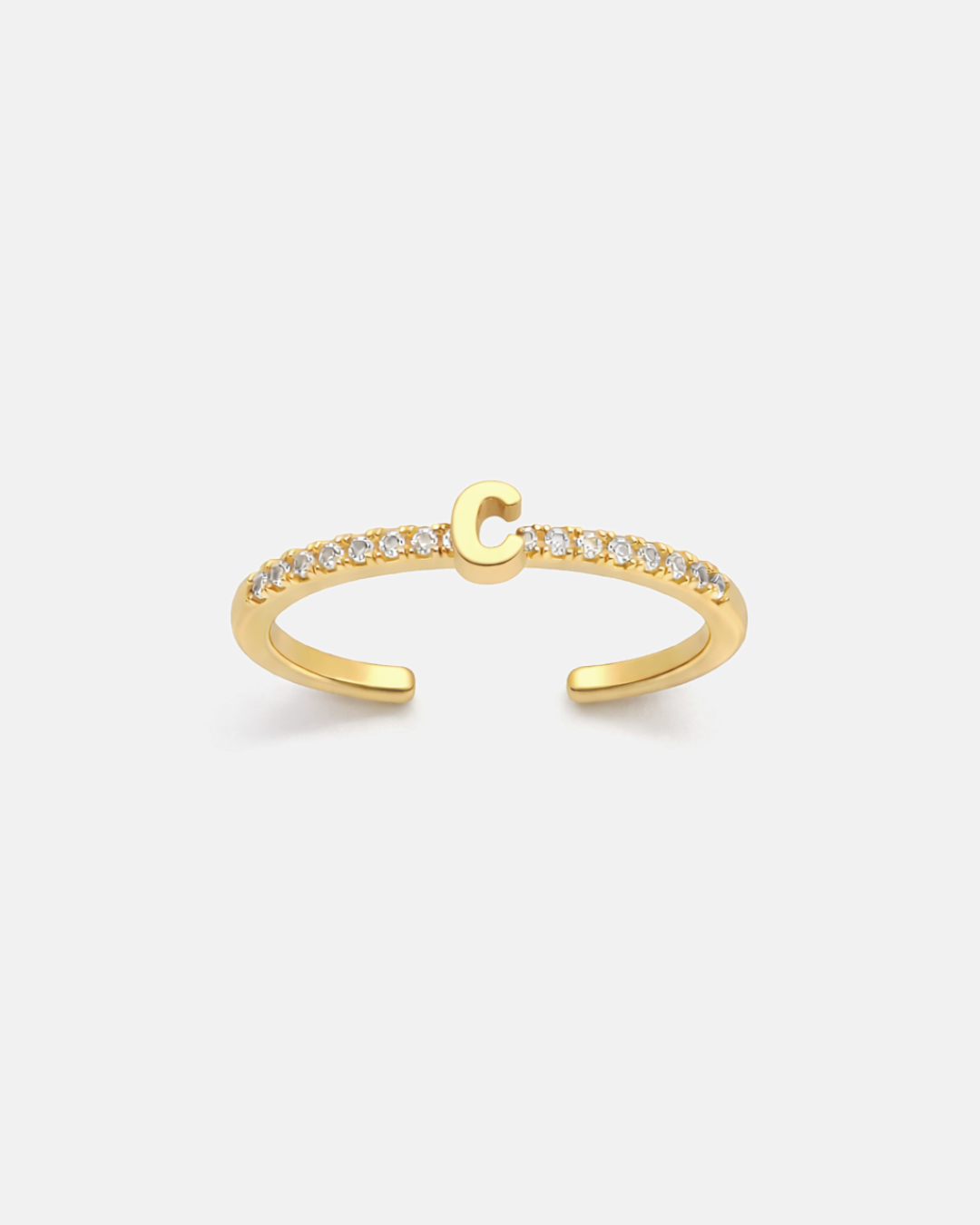 Initial Ring | Gold