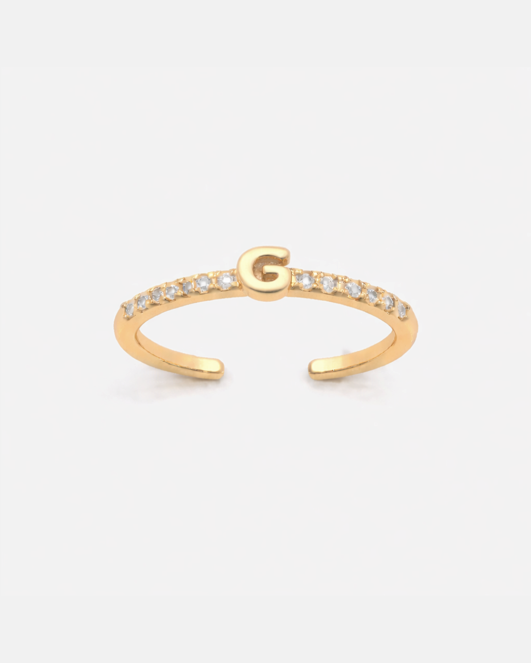 Initial Ring | Gold