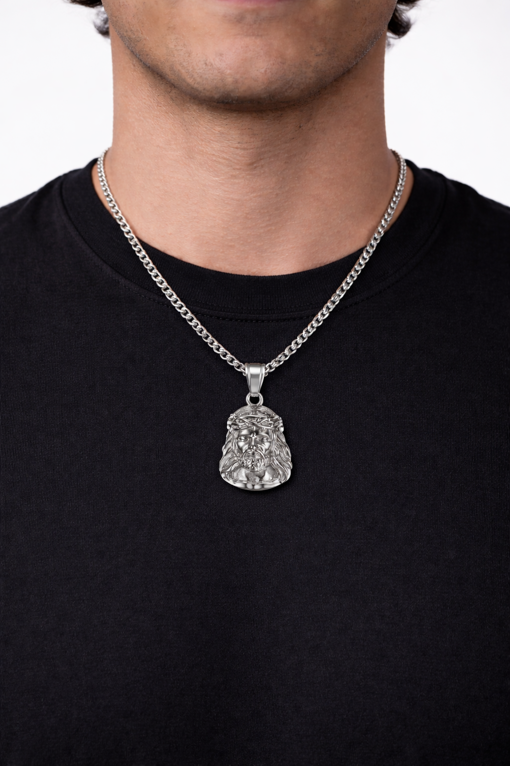 Jesus Piece Necklace | Stainless steel