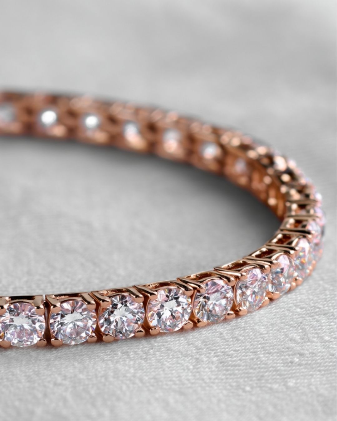 Rosé Tennis Bracelet | 3mm