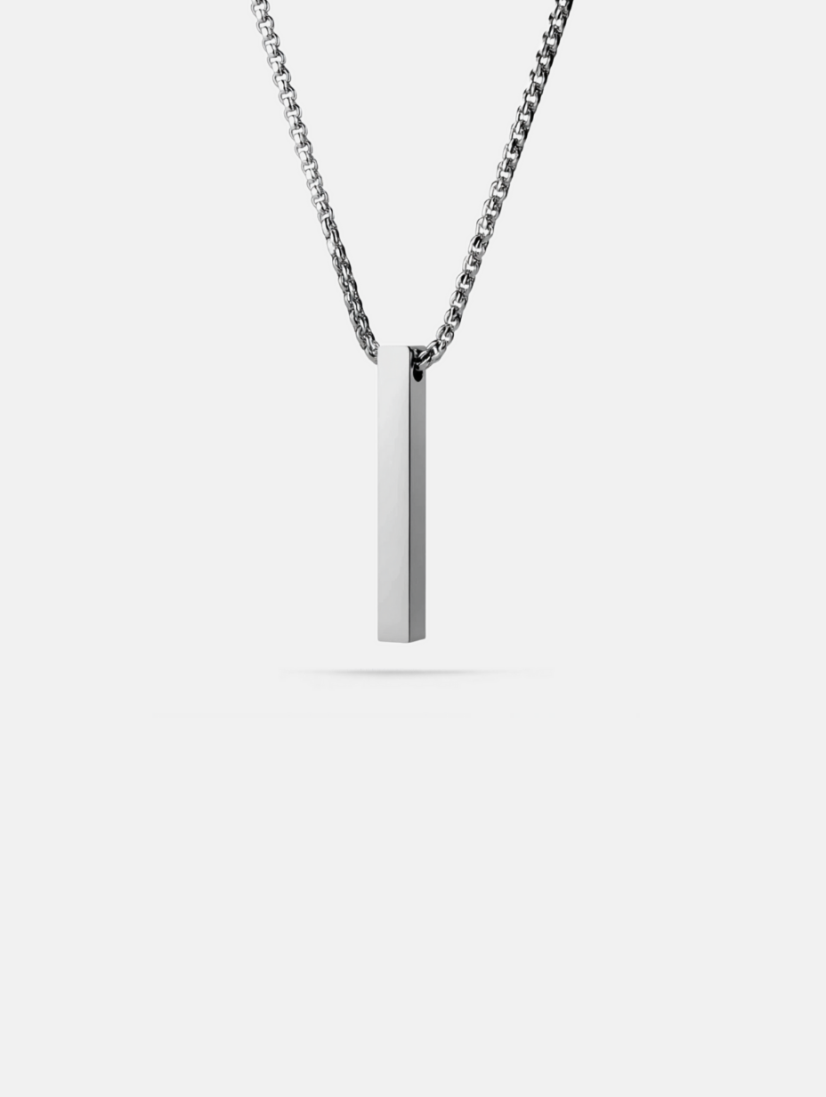 Linea Pendant Necklace | Silver