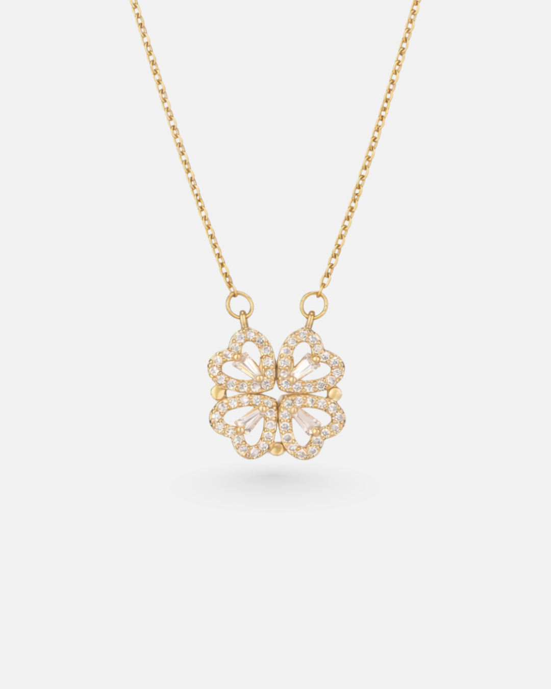 Lucky Hearts Necklace I Gold