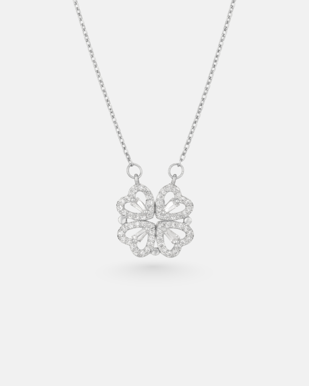 Lucky Hearts Necklace I Silver
