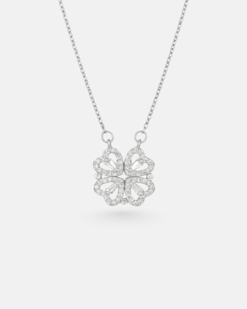 Lucky Hearts Necklace I Silver