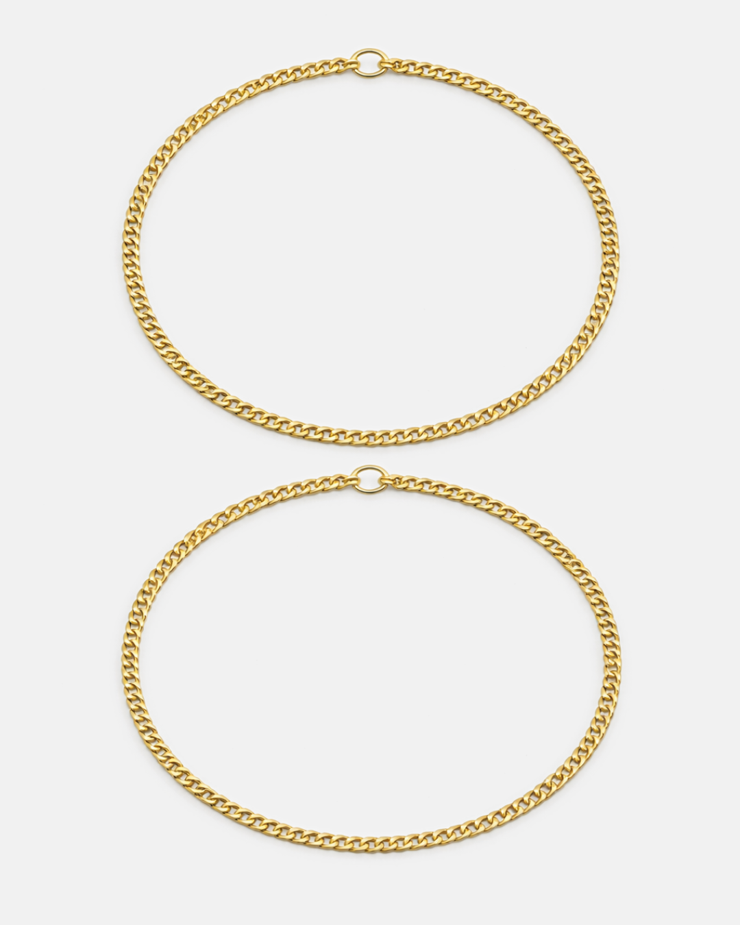 Permanent Bracelet Set Gold | Couple Set