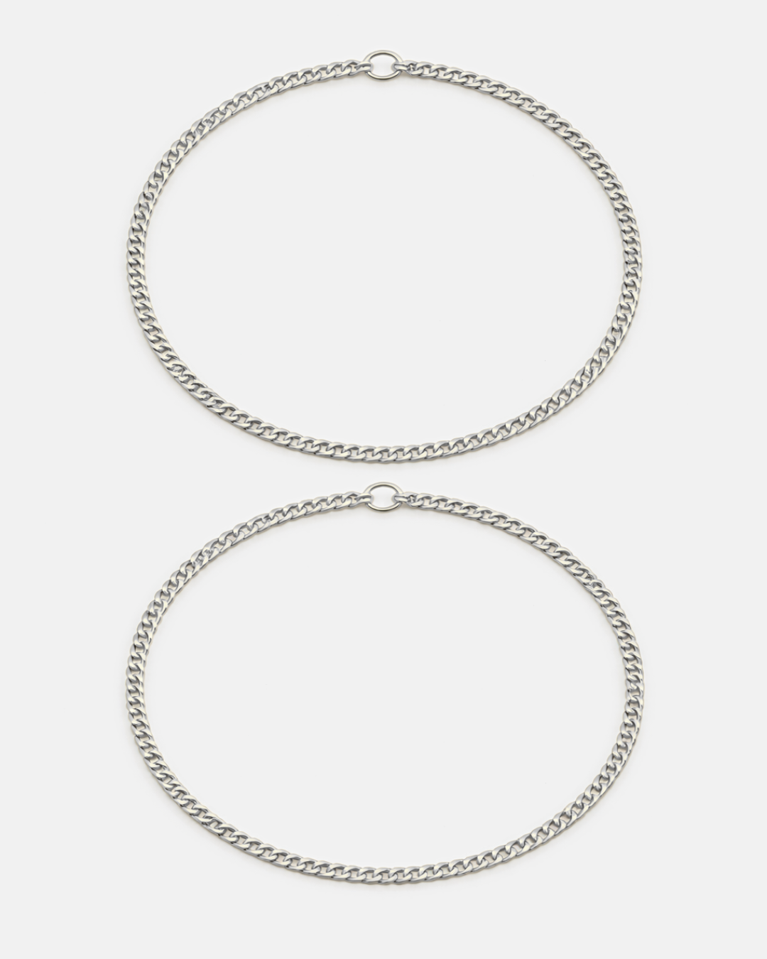 Permanent Bracelet Set Silver | Couple Set