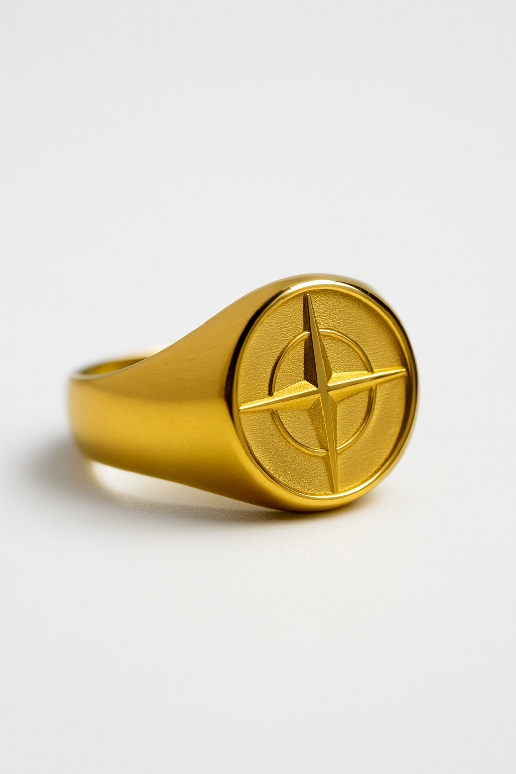 Compass Ring | PVD Gold