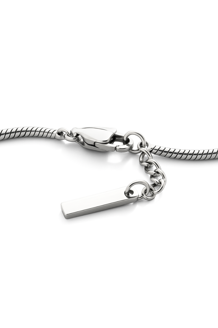 Serpenté Fine Bracelet | Silver