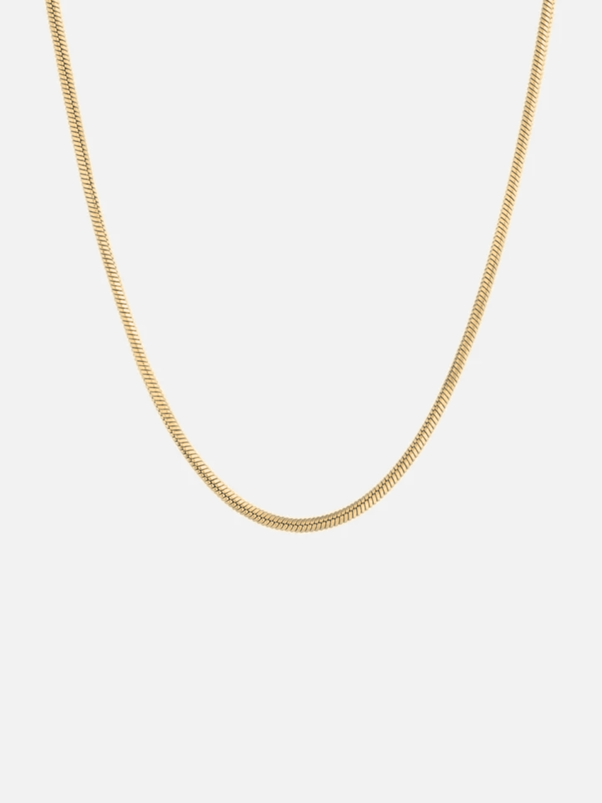 Square Necklace I 18K Gold