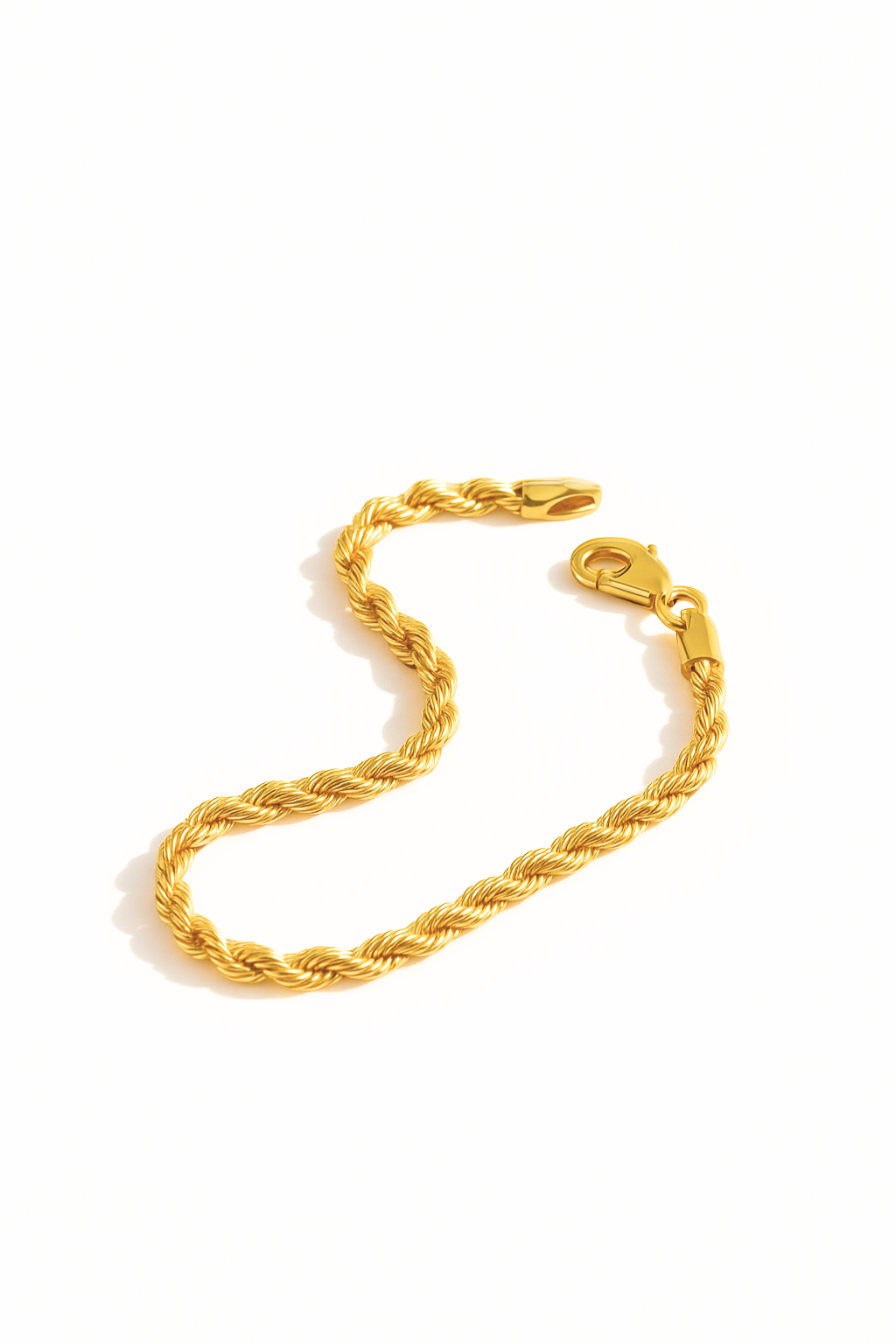 Tressé Acier Bracelet | 14K Gold