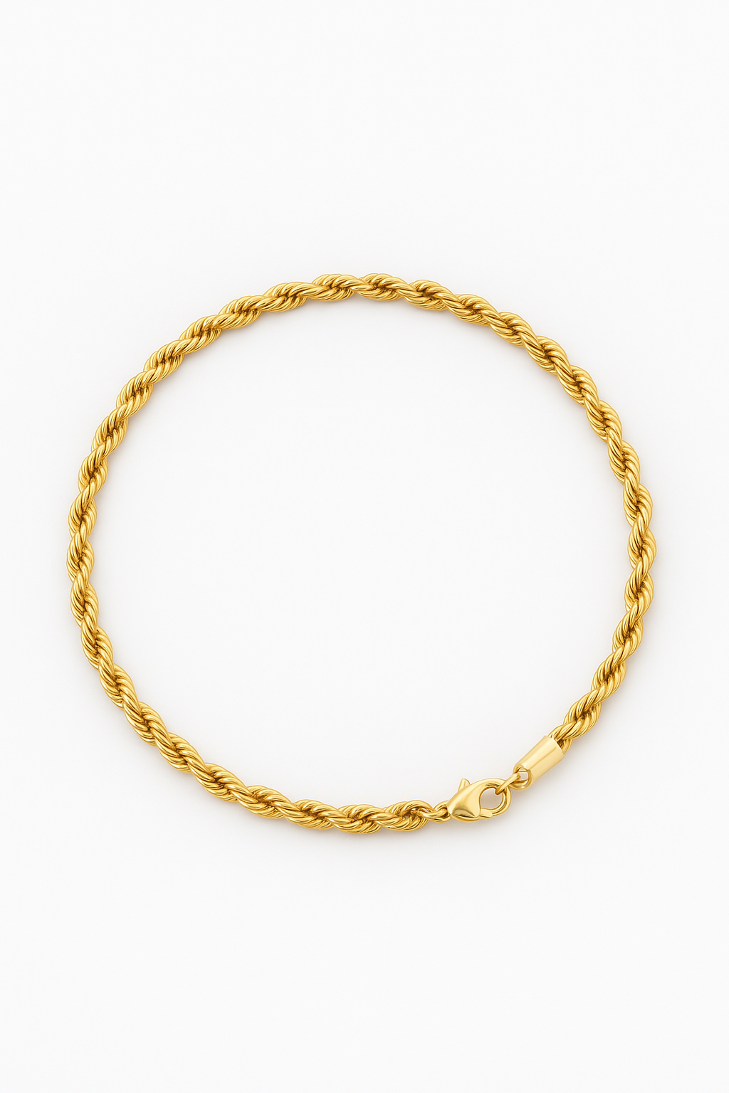 Tressé Acier Bracelet | 14K Gold