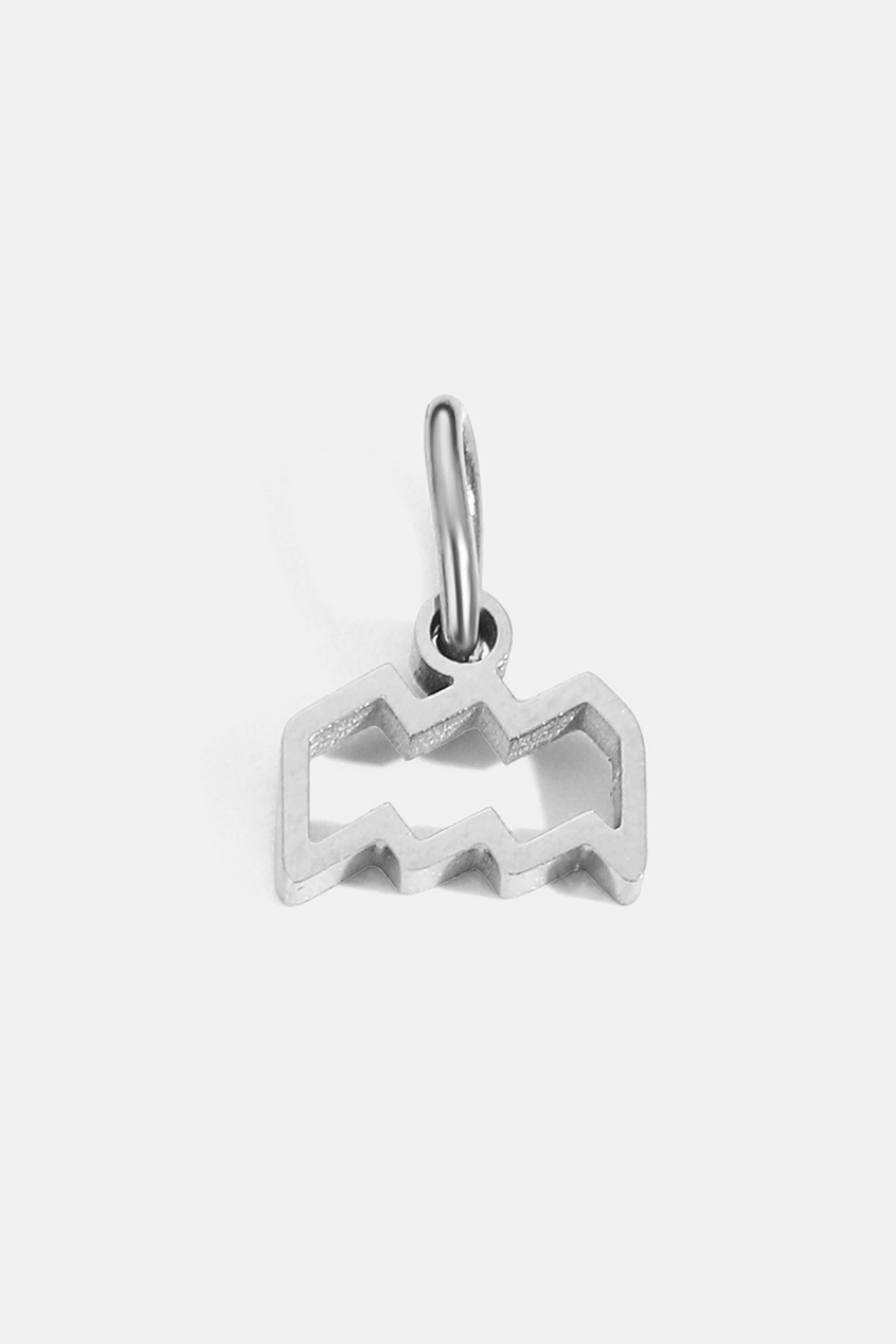Zodiac Sign Pendant Silver