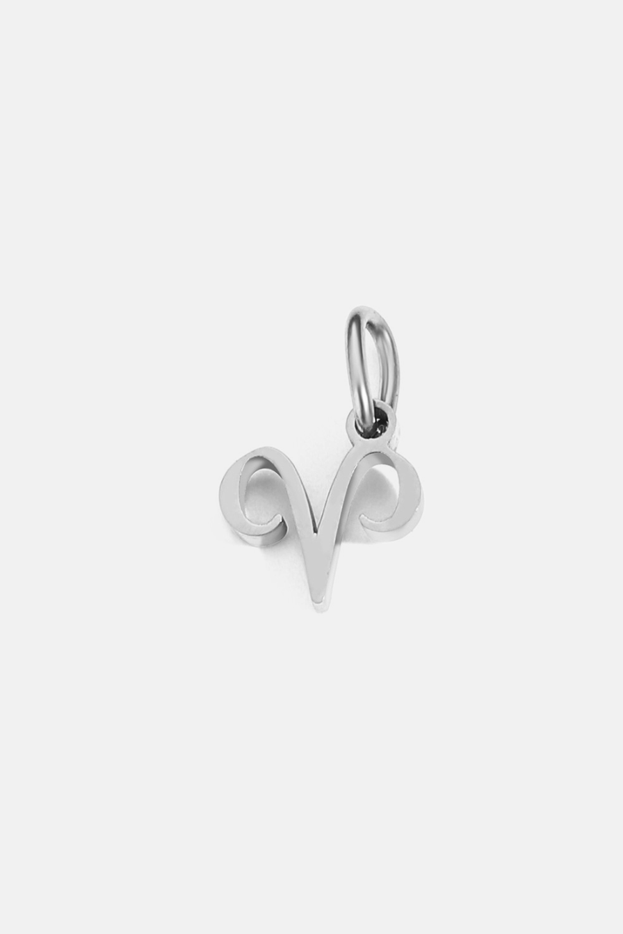 Zodiac Sign Pendant Silver