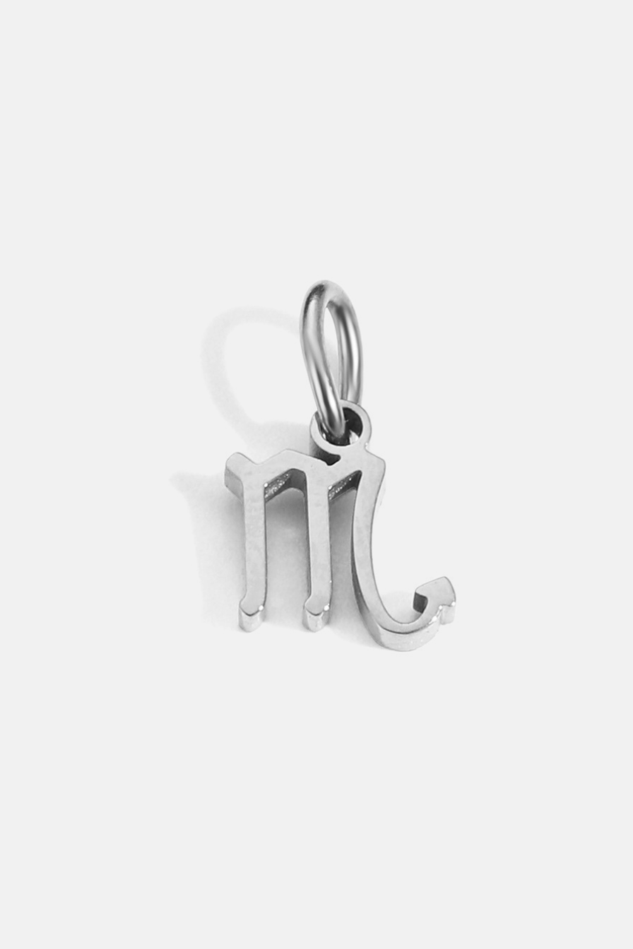 Zodiac Sign Pendant Silver