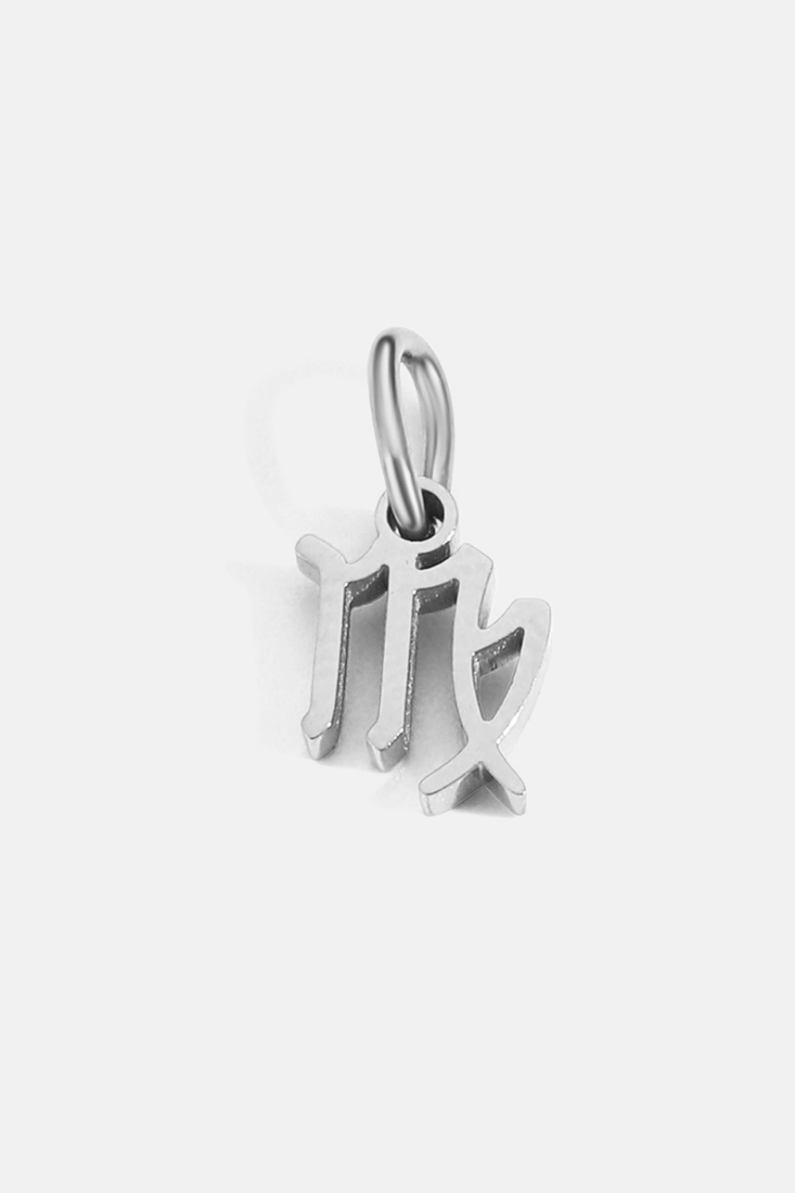 Zodiac Sign Pendant Silver